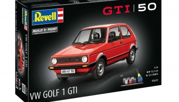 Gift-Set auto 05623 - Golf 1 GTi (50th Anniversary) (1:24) - Revell