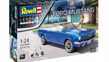 Gift-Set auto 05647 - 60th Anniversary Ford Mustang (1:24) - Revell