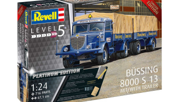 Büssing 8000 S 13 with Trailer "Platinum Edition" (1:24) - Revell