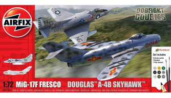 Gift Set letadla A50185 - Mig 17F Fresco Douglas A-4B Skyhawk Dogfight Double (1:72)