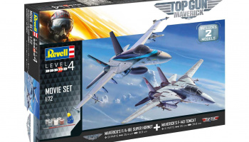 Gift-Set letadlo 05677 - Top Gun 2 Movie Set (1:72) - Revell