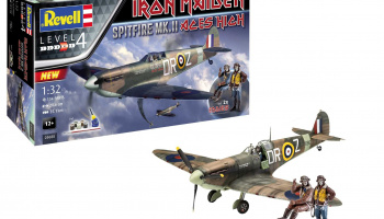 Gift-Set letadlo 05688 - Spitfire Mk.II "Aces High" Iron Maiden (1:32) - Revell