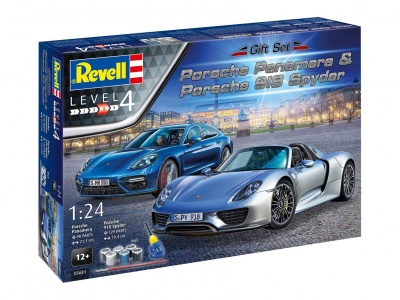 Gift-Set auta 05681 - Porsche Set (1:24) - Revell