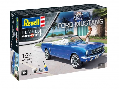 Gift-Set auto 05647 - 60th Anniversary Ford Mustang (1:24) - Revell