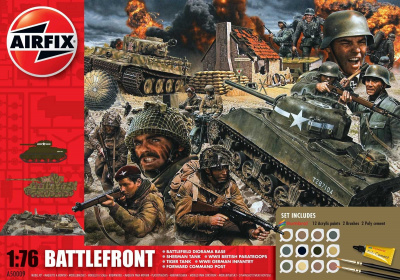 Gift Set diorama A50009A - D-Day Battlefront (1:76)