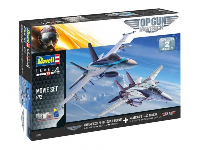 Gift-Set letadlo 05677 - Top Gun 2 Movie Set (1:72) - Revell