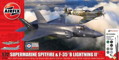 Gift Set letadlo A50190 - 'Then and Now' Spitfire Mk.Vc & F-35B Lightning II (1:72)