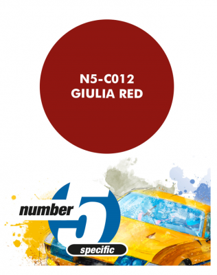 Giulia Red  Paint for Airbrush 30 ml - Number 5