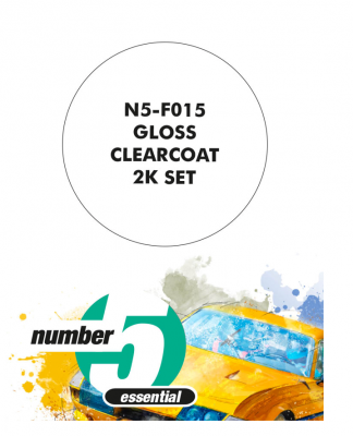 Gloss clearcoat 2K lacquer set 30 ml + 30 ml  - Number 5