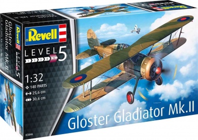 Gloster Gladiator Mk. II (1:32) Plastic Model Kit letadlo 03846 - Revell