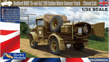 Bedford MWC 15cwt 4x2 200 Gallon Water Bowser Truck 1:35 - Gecko Models