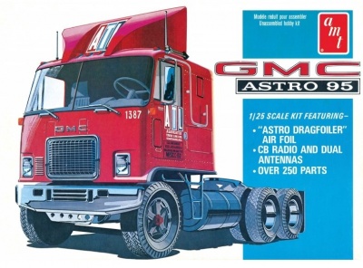 GMC Astro 95 Semi Tractor 1/25 - AMT
