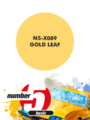 Gold Leaf Metallic Paint for airbrush 30ml - Number Five