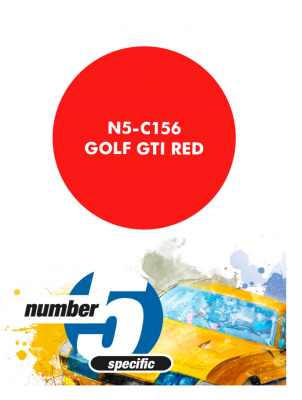 Golf GTI Red  Paint for Airbrush 30 ml - Number 5