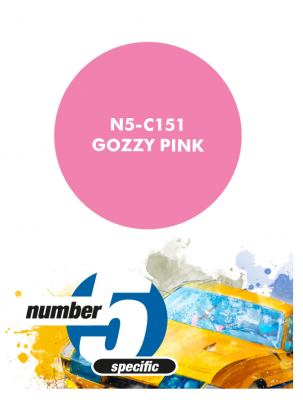 Gozzy Pink  Paint for Airbrush 30 ml - Number 5