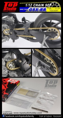 GSX-RR 1/12 chain set - Top Studio