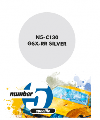 GSX-RR Silver  Paint for Airbrush 30 ml - Number 5