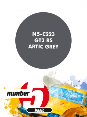 GT3 RS Artic Grey Paint for airbrush 30ml - Number Five