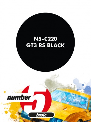 GT3 RS Black Paint for airbrush 30ml - Number Five