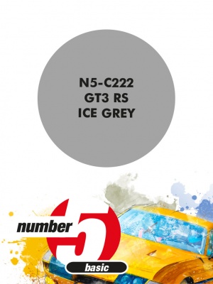 GT3 RS Ice Grey Paint for airbrush 30ml - Number Five