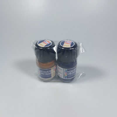 Gulf Metallic Blue and Champagne - Kramer K8 Porsche Le Mans 2x30ml - Zero Paints