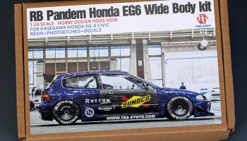 RB Pandem Honda EG6 Wide Body Kit For Hasegawa Honda EG-6 Civic - Hobby Design