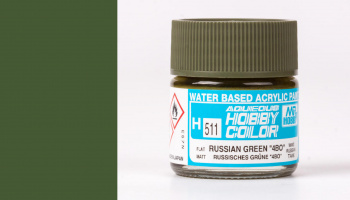 Hobby color - zelená - Russian Green "4BO" 10ml - Gunze