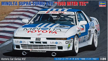 Toyota Supra Turbo A70 "1988 InterTEC‎” 1/24 - Hasegawa