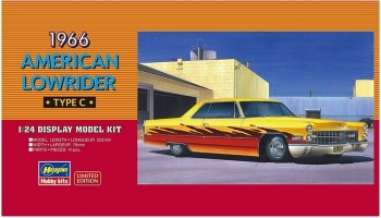 SLEVA 158,-Kč 21% DISCOUNT -American Lowrider TypeC 1966 (1:24) - Hasegawa