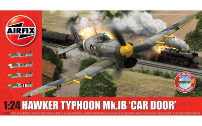 Hawker Typhoon 1B - Car Door (plus extra Luftwaffe scheme) (1:24) Classic Kit A19003A - Airfix