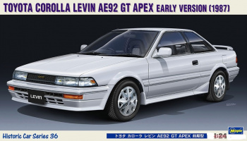 Toyota Corolla Levin AE92 GT Apex Early Version (1987) 1/24 - Hasegawa
