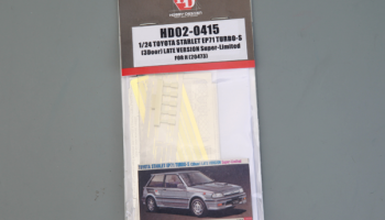 Toyota Starlet EP71 Turbo-S (3Door) Late Version For H 20473 1/24 - Hobby Design