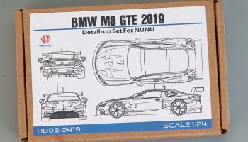 Bmw M8 GTE 2019 Detail-up Set For NUNU (PE + Metal parts + Resin) 1/24 - Hobby Design