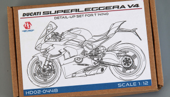Ducati Superleggera V4 Detail-up Set For T (14140) 1/12 - Hobby Design
