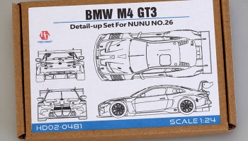 BMW M4 GT3 Detail-up Set For NUNU NO.26 1/24 - Hobby Design