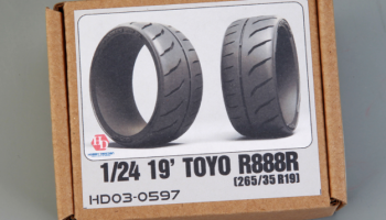 19' Toyo R888R (265/35 R19) Tires 1/24 - Hobby Design