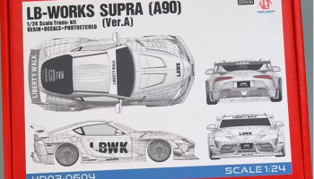 829,-Kč SLEVA (25% DISCOUNT) LB-Works Supra (A90)(Ver.A) Trans-Kit 1/24 - Hobby Design