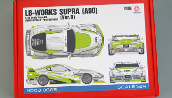 LB-Works Supra (A90)(Ver.B) Trans-Kit 1/24 - Hobby Design