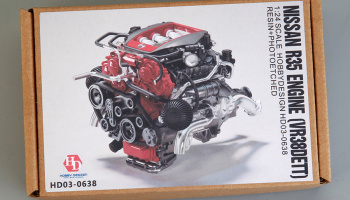 Nissan R35 Engine (VR38DETT) Detail Set 1/24 - Hobby Design
