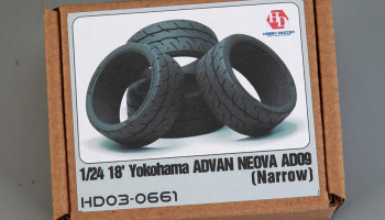 18' Yokohama Advan Neova AD09 Tires (Narrow) 1/24 - Hobby Design