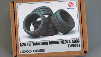 18' Yokohama Advan Neova AD09 Tires (Wide) 1/24 - Hobby Design