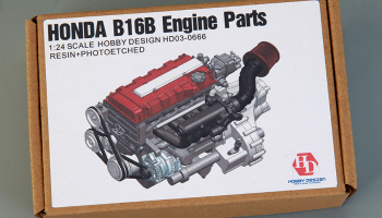 Honda B16B Engine Parts Detail Set 1/24 - Hobby Design