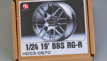 19' BBS RG-R Wheels   1/24 - Hobby Design