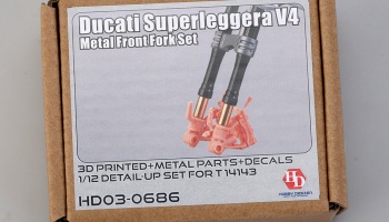 Ducati Superleggera V4 Metal Front Fork Set For T 14143 1/12 - Hobby Design