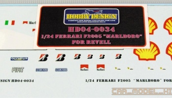 FERRARI F2005 "Marlboro" For Revell - Hobby Design