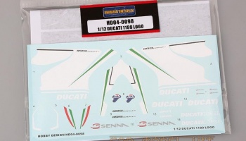 SLEVA   DISCOUNT - Ducati 1199 LOGO - Hobby Design
