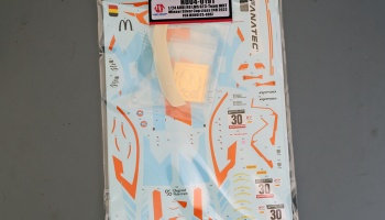 SLEVA 20% DISCOUNT - Audi R8 LMS GT3-Team WRT Winner Silver Cup Class 24H 2022 For MENG (CS-006) 1/24 - Hobby Design