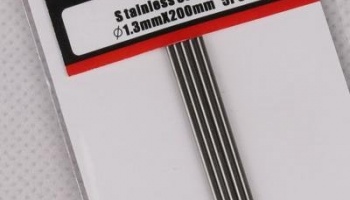 Trubice z nerezové oceli Stainless Steel Tube 1.3mm*200mm - Hobby Design