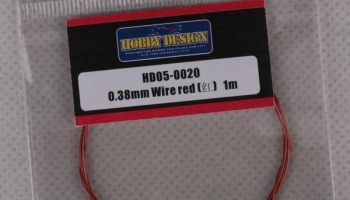 Wire 0.38mm (Red) 1m - Hobby Design