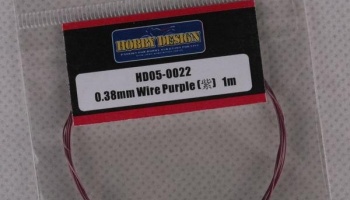 Drát 0.38mm Wire (Purple) 1m - Hobby Design